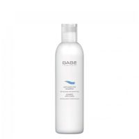 Bottle  of  Babé  Hair  Anti  Hair  Loss  Shampoo  by  Babé,  a  stimulating  shampoo  indicated  for  fragile  hair  and  hair  loss  prevention.