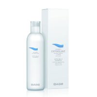 Bottle  of  BABÉ  Extra  Mild  Shampoo  by  BABÉ,  a  gentle  shampoo  indicated  for  the  daily  care  of  sensitive  scalp  and  hair.