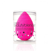Product  container  of  BeautyBlender  Sponge  Pink  by  BeautyBlender,  a  makeup  sponge  indicated  for  uniform  and  professional  makeup  application.
