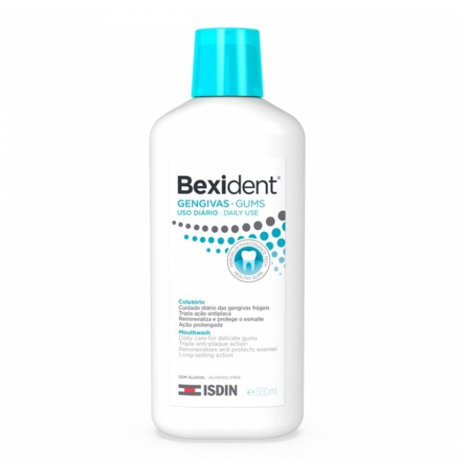 bexidentgengivascolutoriousodiario500ml イスディン・ベクシデント ガム・エリクサー・トリクロサン マウスウォッシュ 500ml