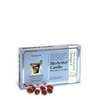 Box  of  Bioactivo  Tablets  Cardio  by  Bioactivo,  a  capsule  supplement  indicated  for  cardiovascular  health  and  blood  circulation.