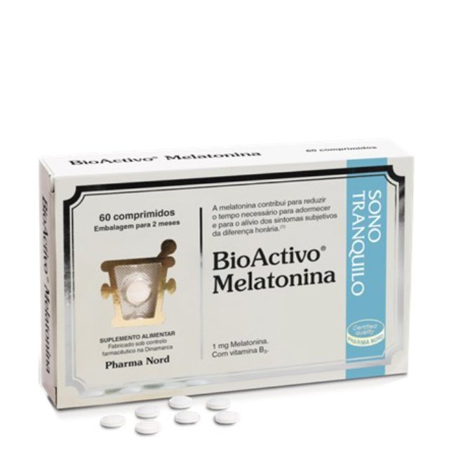 bioactivomelatonina60un BioActivo Melatonina Comprimidos 60 unid