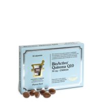 Box  of  Bioactivo  Quinone  Q10  by  Bioactivo,  a  tablet  supplement  indicated  for  fighting  fatigue  and  providing  body  energy.