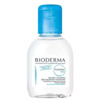 Bottle  of  Bioderma  Hydrabio  Micellar  Solution  by  Bioderma,  a  micellar  water  indicated  for  dehydrated  sensitive  skin.