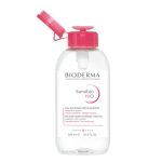Bottle of Bioderma Sensibio H2O Micellar Water by Bioderma, a micellar water indicated for cleansing sensitive skin.