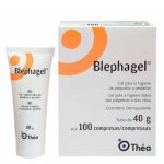 a sterile cleansing gel indicated for the hygiene of sensitive eyelids and eyelashes.