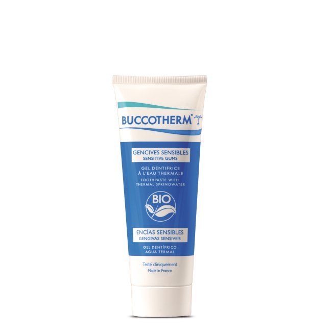 buccothermgeldentifricogengivas75ml Buccotherm Gengivas Sensíveis Gel Dentífrico 75ml