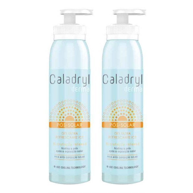 caladryldermagelpossolarduo Caladryl Derma Solar Duo Gel Pós Solar Ultra Refrescante Ice
