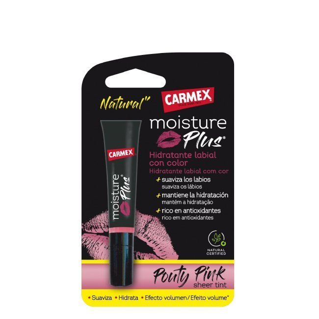 carmexmoisturepluspoutypink Carmex Moisture Plus Bálsamo Labial Hidratante Cor Pouty Pink 3,8g - Image 1