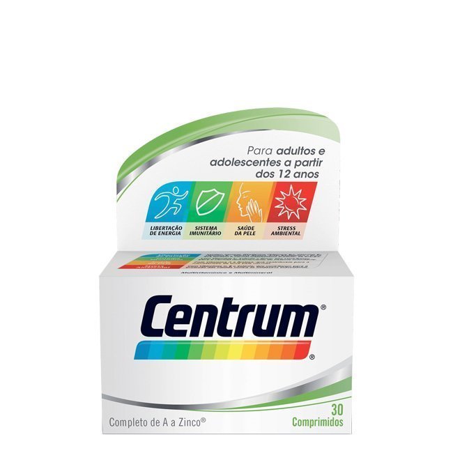 centrumoriginal30un Box of Centrum Multivitamin Supplement by Centrum, a tablet supplement indicated for daily nutritional balance in adults.