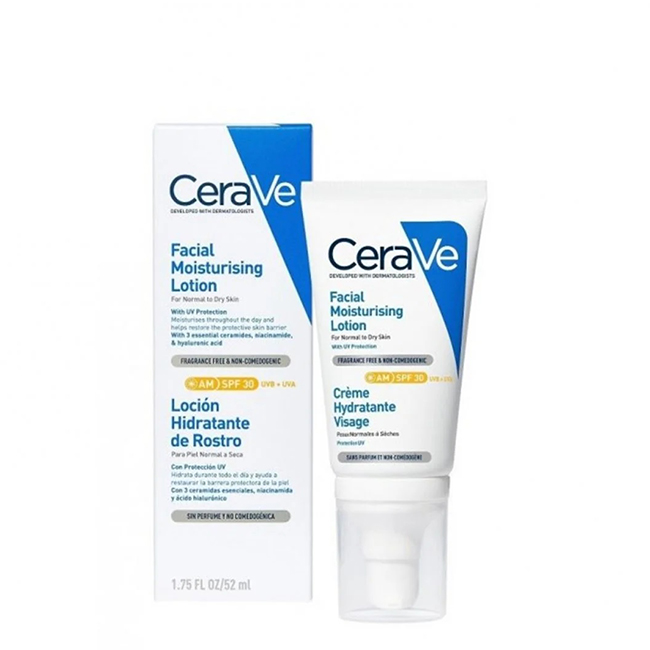 cerave-facial-moisturising-lotion-spf30-52ml セラベ FPS30 フェイシャル モイスチャライジング ローション 52ml - 画像 (1)