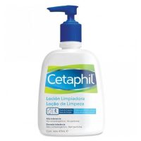 Bottle  of  Cetaphil  Gentle  Cleanser  Lotion  Dry  and  Sensitive  Skin  by  Cetaphil,  a  lotion  indicated  for  cleansing  sensitive  skin.