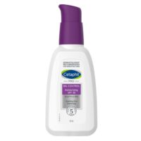 Bottle  of  Cetaphil  PRO  Oil  Control  Moisturizing  SPF30  by  Cetaphil,  a  fluid  cream  indicated  for  oily  and  acne  prone  skin.