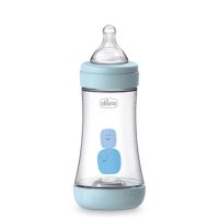 Chicco Biberão Perfect 5 Azul Silicone Médio 240ml