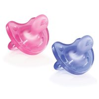 Chicco Physio Soft Chupeta Silicone Rosa e Violeta 16-36m 2unid