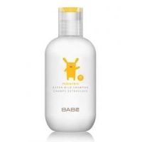Bottle  of  BABÉ  Pediatric  Extra  Mild  Shampoo  by  BABÉ,  a  mild  shampoo  indicated  for  the  daily  hygiene  of  babies  and  children.