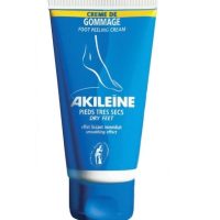 Tube  of  Akileine  Very  Dry  Feet  Exfoliating  Cream  by  Akileine,  an  exfoliating  cream  indicated  for  removing  foot  calluses.