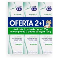 Lutsine E45 Eryplaste Pack Pasta de Água Leve 3 Pague 2 3x125g