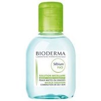 Bottle  of  Bioderma  Sebium  H2O  Micellar  Solution  by  Bioderma,  a  micellar  water  indicated  for  oily  and  acneic  skin.