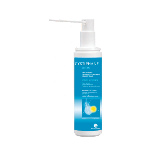 cnp_6942326 Spray of Cystiphane Anti Hair Loss Lotion by Cystiphane, a light lotion indicated to stop hair loss and stabilize density.