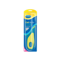 Box  of  Dr  Scholl  GelActiv  Daily  Use  Women  by  Dr  Scholl,  a  gel  insole  indicated  for  daily  impact  absorption.