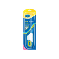 Box  of  Dr  Scholl  GelActiv  Sport  Women  by  Dr  Scholl,  a  gel  insole  indicated  for  sports  impact  absorption.