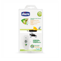 Product  container  of  Anti-Mosquito  Diffuser  Portable  by  Chicco,  an  ultrasound  device  indicated  for  repelling  mosquitoes.