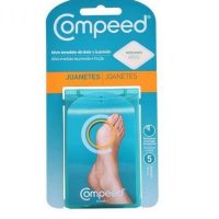 Box  of  Compeed  Bunion  Patches  by  Compeed,  a  hydrocolloid  dressing  indicated  for  the  relief  of  pain  caused  by  bunions.