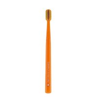 Product  container  of  Curaprox  CS  5460  Ortho  Toothbrush  by  Curaprox,  a  soft  toothbrush  indicated  for  orthodontic  appliance  hygiene.