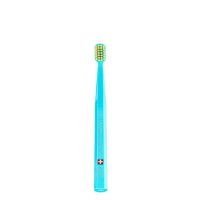 Product  container  of  Curaprox  CS  Smart  Toothbrush  by  Curaprox,  a  soft  toothbrush  indicated  for  cleaning  teeth  and  removing  plaque.