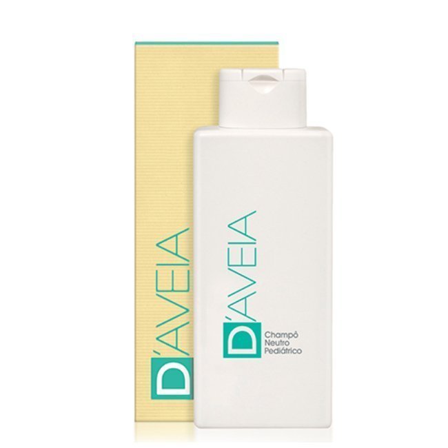 daveia-champo-neutro-pediatrico200ml Bottle of DAveia Pediatric Neutral Shampoo by DAveia, a gentle shampoo indicated for moisturizing and soothing baby scalp.