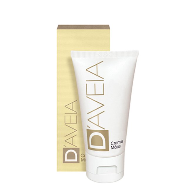 daveia-creme-maos50ml Tube of DAveia Hand Cream by DAveia, a cream indicated for moisturizing and calming irritations on dry hands.