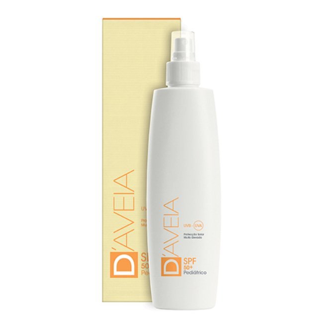 daveia-protetor-pediatrico200ml DAveia SPF50+ Pediátrico 200ml