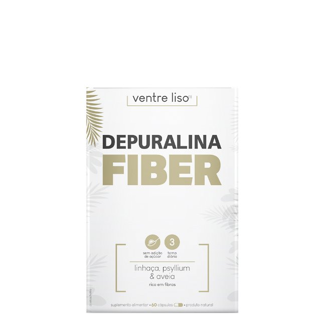 depuralinafibercapsulas Depuralina Fiber Fórmula Rica em Fibras Cápsulas 60unid