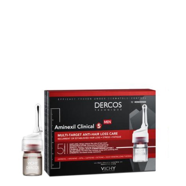 dercosaminexilclinical5men12ampolas Dercos Aminexil Clinical 5 Ampolas Tratamento Antiqueda Homem 12unid