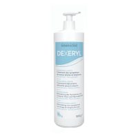 Bottle  of  Dexeryl  Emollient  Cream  by  Dexeryl,  an  emollient  cream  indicated  for  soothing  and  hydrating  dry,  sensitive  skin.