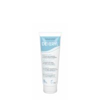Tube  of  Dexeryl  Emollient  Cream  by  Dexeryl,  a  nourishing  cream  indicated  for  hydrating  and  soothing  dry  sensitive  skin.