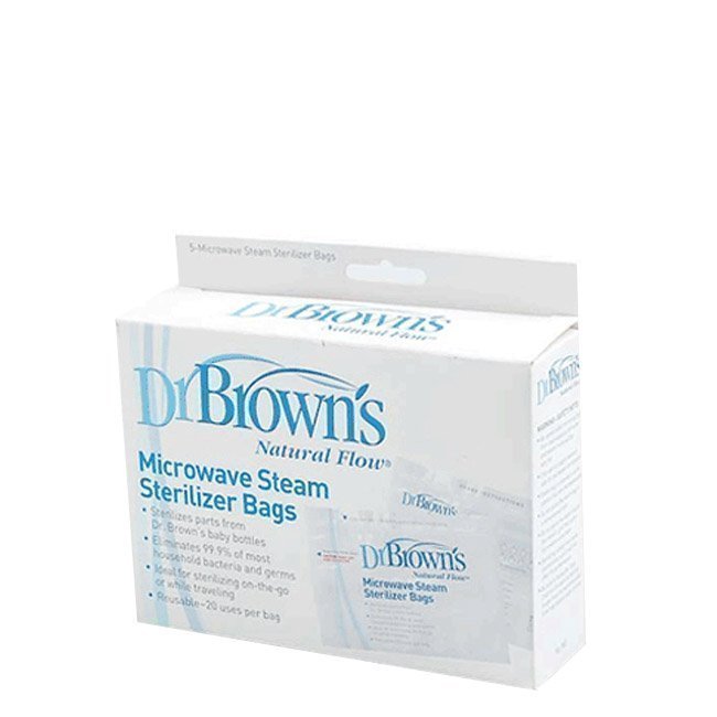 drbrownssacosesterilizadores Dr Brown's Saco Esterilização Microondas 5unid