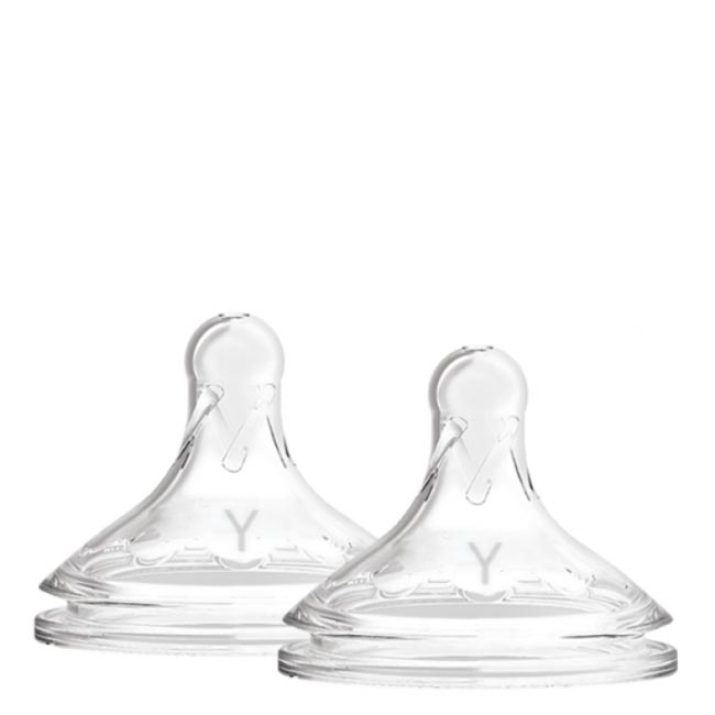 drbrowntetinasyfluxopapa9m_ Dr Browns Tetina de boca ancha Y-Cut 9M+ 2 pcs