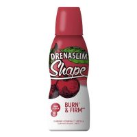 Bottle  of  Drenaslim  Shape  by  Drenaslim,  a  liquid  food  supplement  indicated  for  weight  loss  and  burning  body  fat.