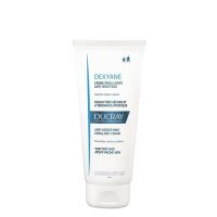 Tube  of  Ducray  Dexyane  Anti-Scratching  Emollient  Cream  by  Ducray,  an  emollient  cream  indicated  for  very  dry  atopic  skin.
