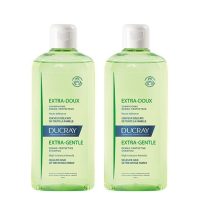 Bottle  of  Ducray  Extra-Gentle  Dermo  Protective  Shampoo  by  Ducray,  a  mild  shampoo  indicated  for  frequent  use  on  sensitive  scalps.