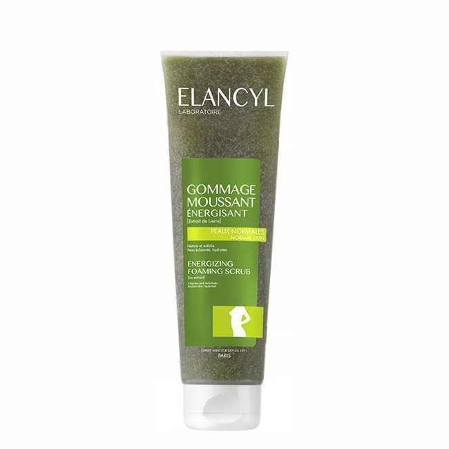 elancylgommagemoussant Bottle of Elancyl Gommage Moussant Mousse by Elancyl, an exfoliating mousse indicated for skin firmness and luminosity.