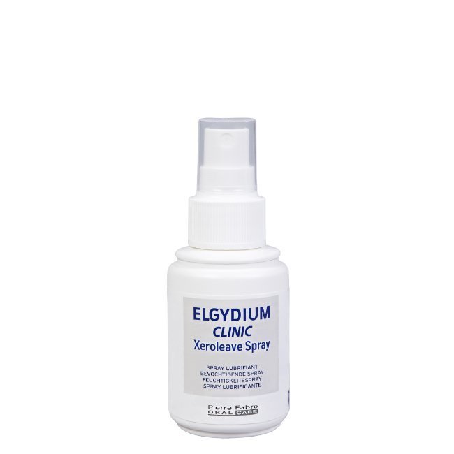 elgydiumclinicxeroleavespray Spray of Elgydium Clinic Xeroleave Dry Mouth Spray by Elgydium, a lubricating spray indicated for the relief of dry mouth.