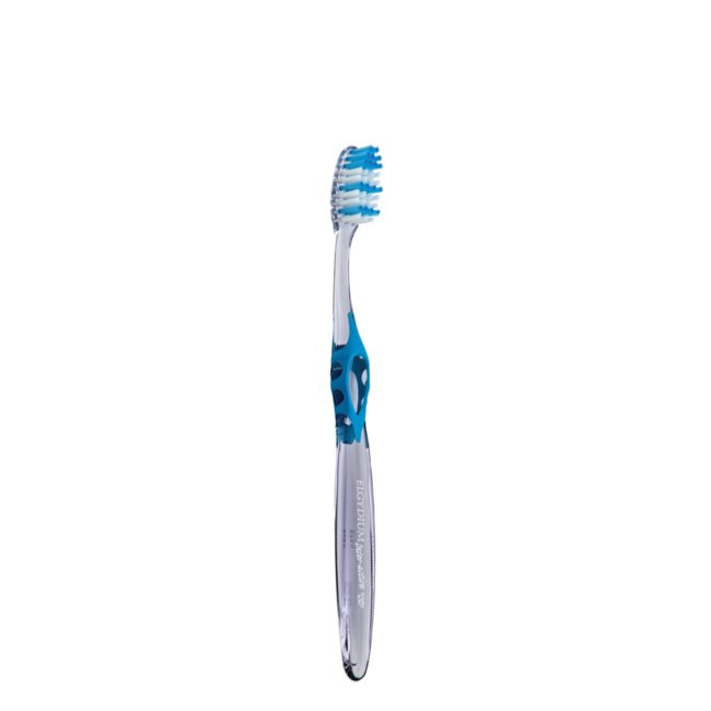elgydiuminteractivedura Product container of Elgydium Interactive Hard Toothbrush by Elgydium, a hard toothbrush indicated for effective enamel cleaning.