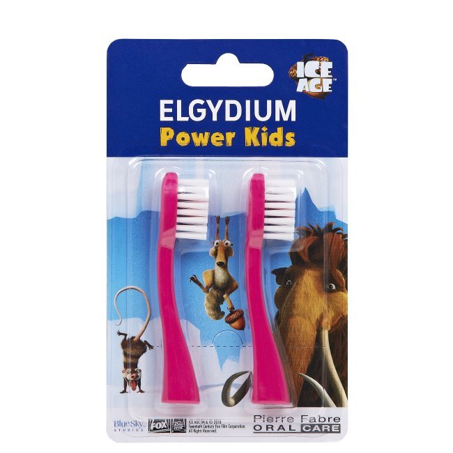 elgydiumpowerkidsrecarga Elgydium Power Kids Escova de Dentes Elétrica Recargas 2un - Image 1