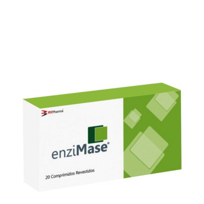 enzimase-comp Box of Enzimase Tablets by Enzimase, a dietary supplement indicated for fighting inflammation and reducing edema.