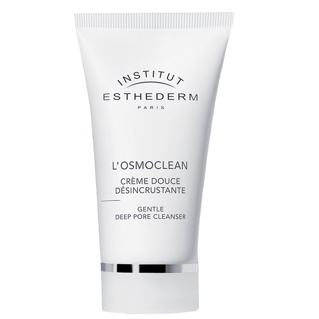 eocremedesincrustanteg_1 Tube of Esthederm Osmoclean Smooth Descaling Cream by Esthederm, a purifying cream indicated for deep pore cleansing and refining.