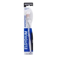 Product  container  of  Elgydium  Inspiration  Soft  Toothbrush  by  Elgydium,  a  soft  toothbrush  indicated  for  smooth  oral  hygiene.