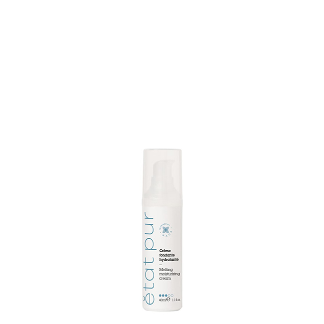 etat-pur-creme-fundente-hidratante-40ml Jar of Etat Pur Melting Moisturizing Cream by Etat Pur, a melting cream indicated for intense hydration and skin softening.